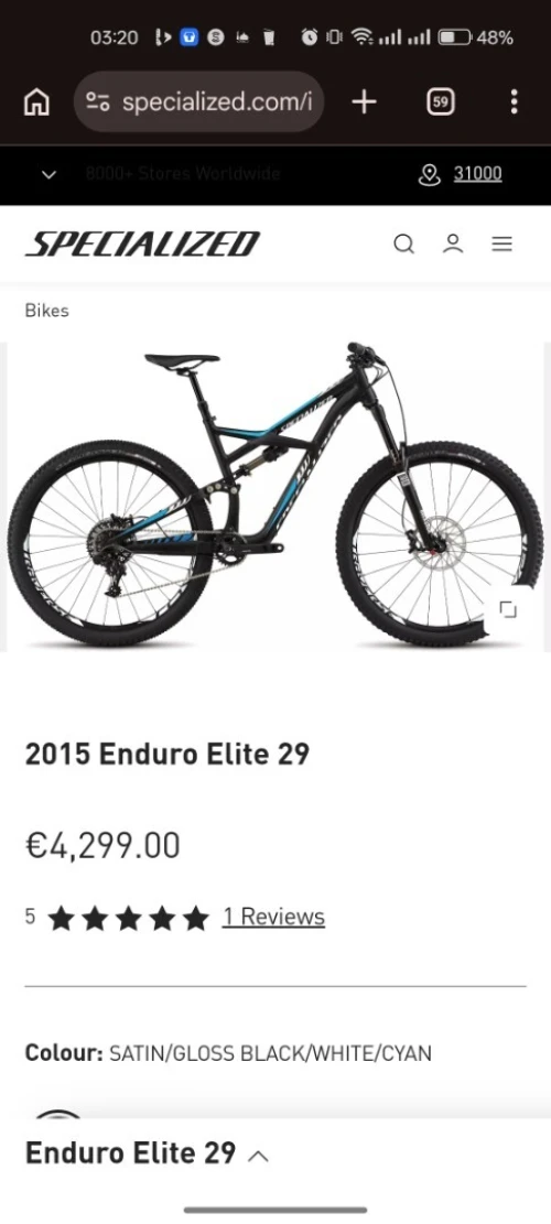 2015 enduro elite 29 Specialized