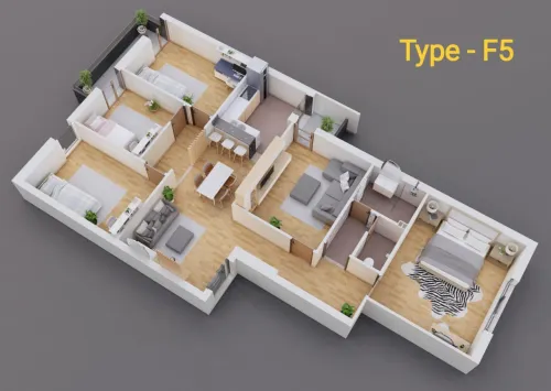 Vente Appartement F3 Médéa Medea