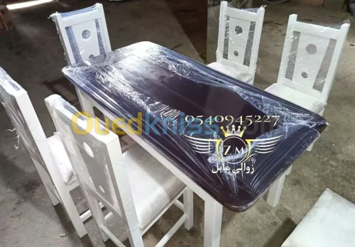طاولات مطبخ خشب أحمر صوليد بسعر ممتاز و التوصيل متوفر