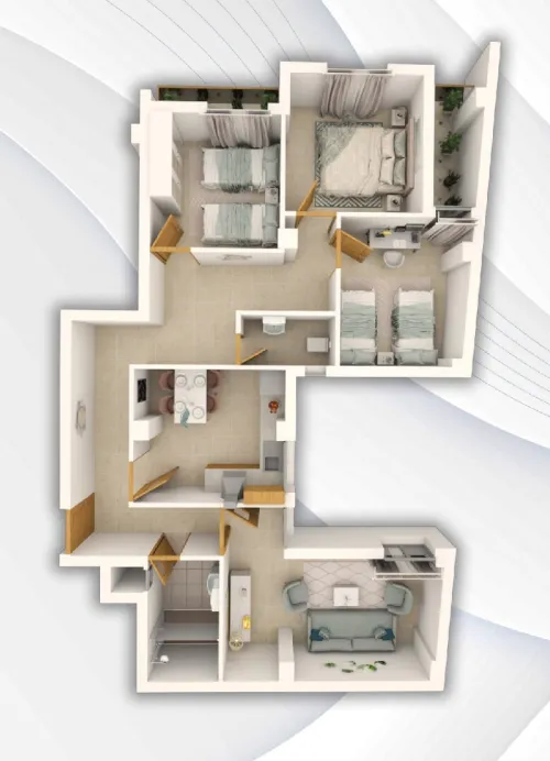 Vente Appartement F3 Alger Bordj el bahri