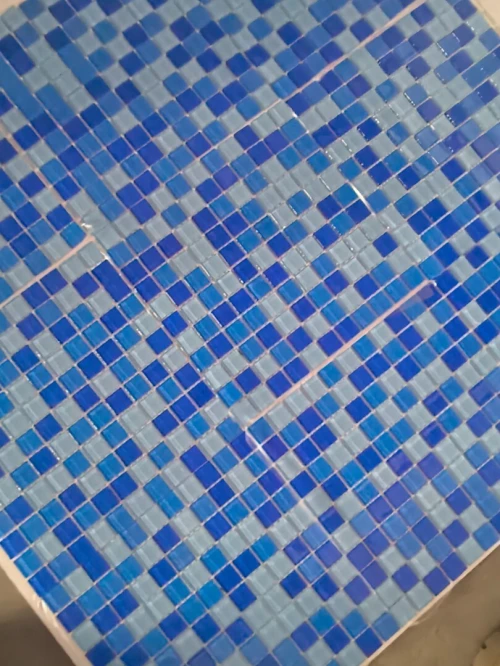 mosaique pate de verre piscine