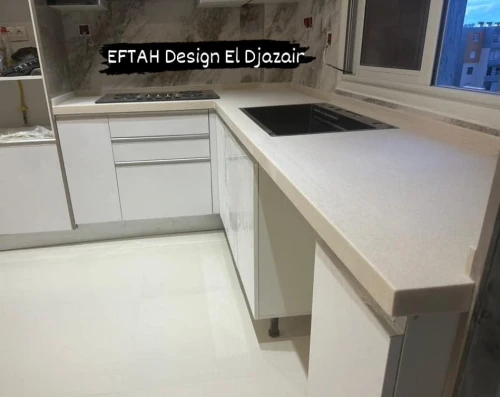 Plan de travail cuisine en Corian سطح مطبخ