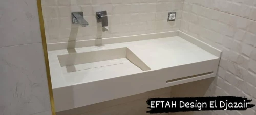 Lavabo sur mesure en Corian