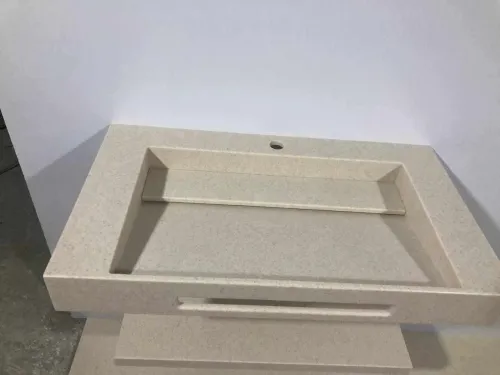 lavabo en solid surface CORIAN sur-mesure 