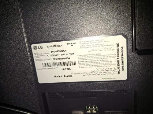 Téléviseur LG UHD - 4k 50" pouces - UA85 - 50UA85006LA