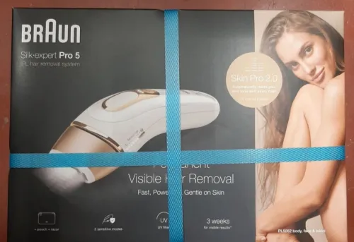 Épilateur lumière pulsée braun pro 5 