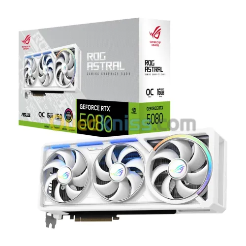 RTX 5080 16GB GDDR7 OC Edition ROG astral  (White)