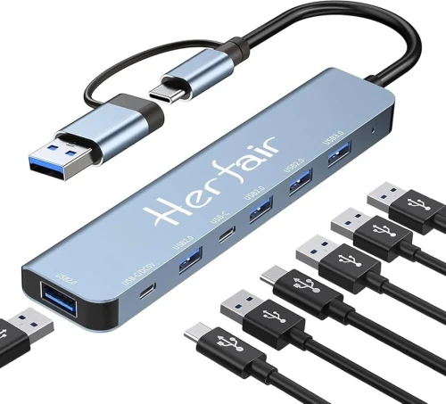 USB HUB 7 IN 1