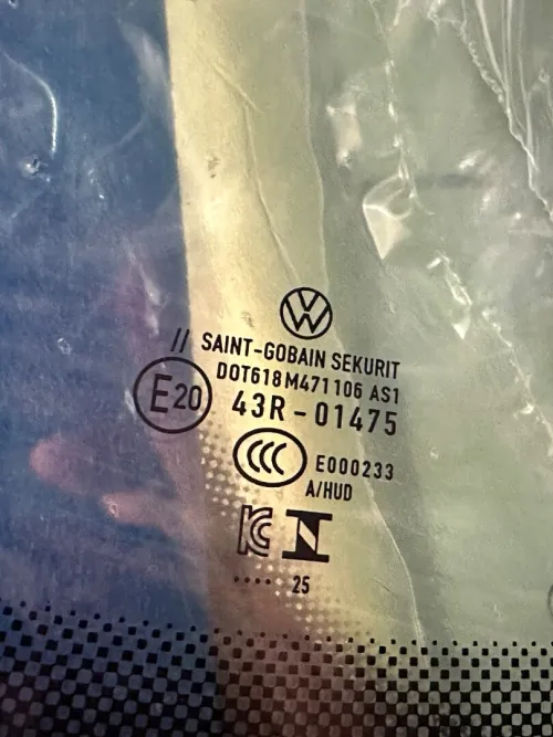 PARE BRISE VOLKSWAGEN TIGUAN 3 2025 CAPTEUR CAMERA DATA-SHOW ORIGINAL VOLKSWAGEN 