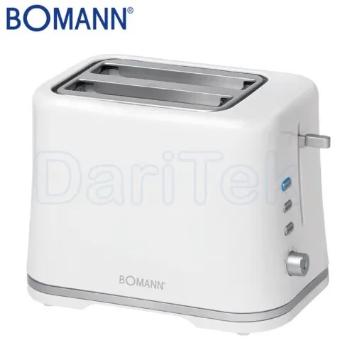 Grille Pain Electrique Bomann 2 Tranches 870 W avec Fonctions Décongélation et Réchauffage - TA 1577 CB