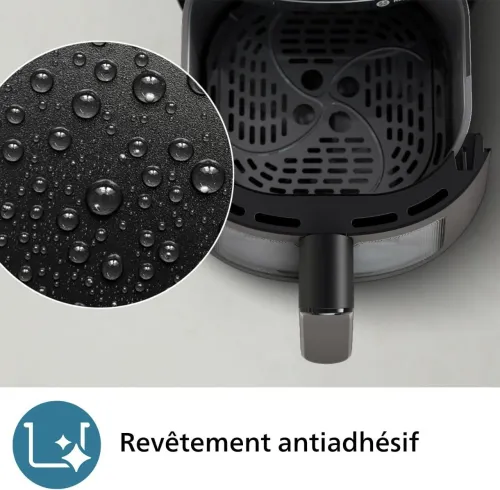 Friteuse Air Fryer Philips Sans Huile 4.2 L 1500 W Avec Fenêtre -  Philips Série 2000 - قلاية هوائية
