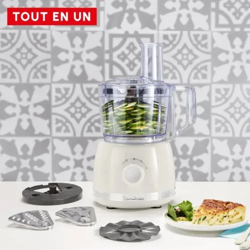 Robot Multifonction Moulinex Soleil 600W 2.4L avec 15 Fonctions et 4 accessoires - Moulinex