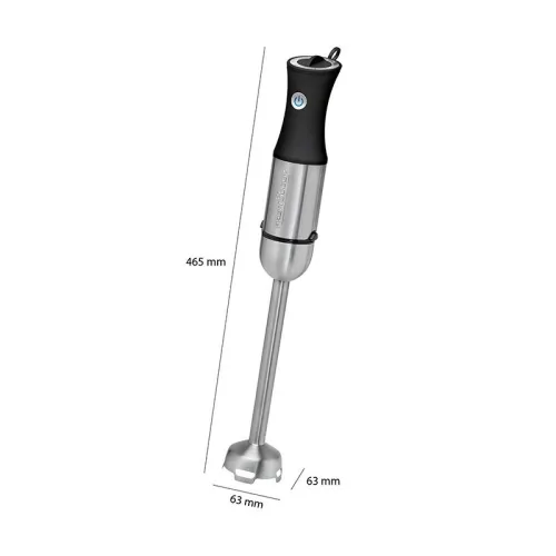 Bras Mixeur Plongeant Inox avec 4 lames 1000W Proficook خلاط يدوي