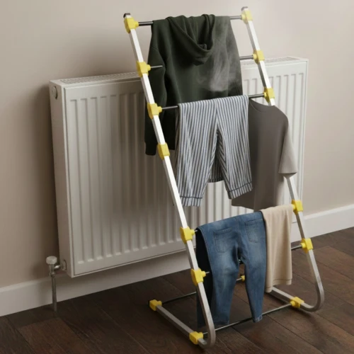 Sèche Linge De Vetements Métallique Vertical Pour Radiateur Et Chauffage - مجفف الملابس