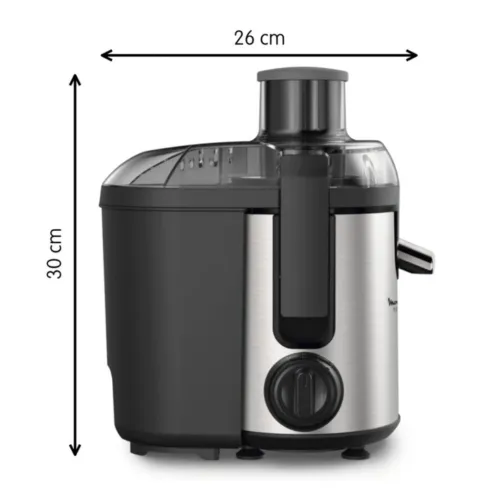 Centrifugeuse Électrique Moulinex FRUTELIA PLUS Inox - 400W 2 Vitesses 950mL