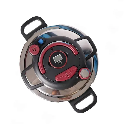 Cocotte Minute Autocuiseur UniPro Inox 8 Litres Avec Minuterie - Compatible Tous Feux avec Ouverture Facile - UP-CM8G