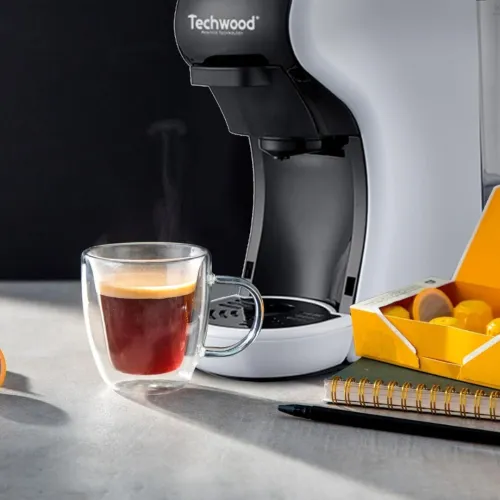 Machine À Café 2 En 1 Multi Caps 19 Bar 1450W Techwood - ماكينة قهوة