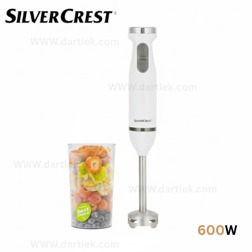 Bras Mixeur Inox 600W Avec Tasse SilverCrest - خلاط يدوي كهربائي