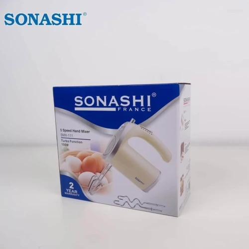 Batteur à Main électrique 150W 5 vitesses Sonashi - خلاط يدوي كهربائي