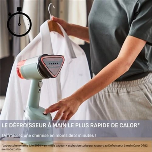 Défroisseur Vapeur à Main Calor 1400W avec Technologie d'Aspiration OptiFlow - AeroSteam DT9814C0