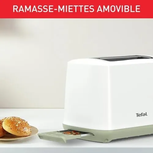 Grille Pain Electrique Tefal Double Fentes 850 W - Cocoon TT165010