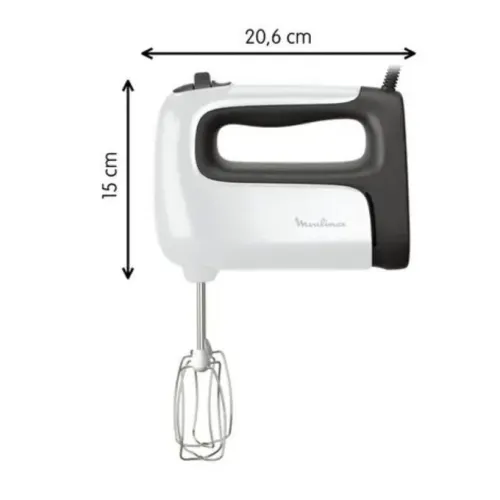 Batteur Mixeur Electrique Moulinex Prep'Mix+ - 500 W 5 Vitesses