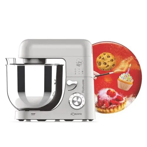 Robot Pétrin Pâtissier Robuste Double Crochet 1800W 8L 8 Vitesses Multifonctions - عجانة كهربائية