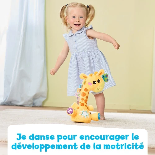 VTech Ma Girafe Moov & Groov - Peluche Interactive (Parle, Danse, Répète) Cadeau pour enfants