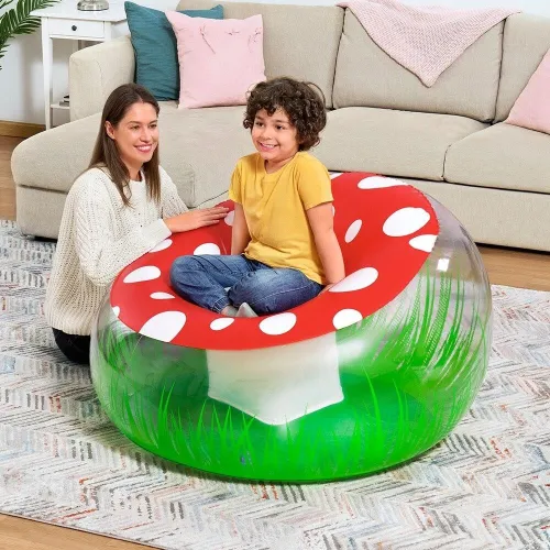 Fauteuil Pouf et Chaise Gonflable Géant Mushroom Ergonomique pour Enfants et adultes Bestway 
