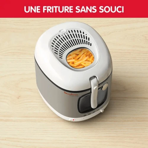 Friteuse à Huile avec Panier XXL Moulinex Mega Fryer 2KG 3.3L 2100W Inox - قلاية كهربائية بالزيت