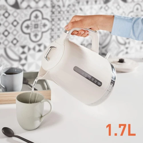 Bouilloire Électrique Soleil 1.7L 2400W Ivoire - Moulinex BY320A10 - غلاية كهربائية