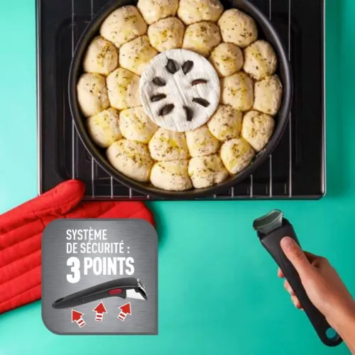 Batterie De Cuisine TEFAL 8 pièces à poignée amovible - Poêle et Casseroles et Accessoires