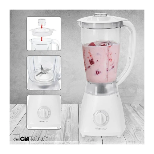Blender Mixeur Universel Clatronic - 1,5L 500W avec 6 vitesses خلاط كهربائي