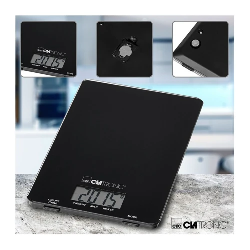 Balance De Cuisine Numérique 5 KG ِClatronic en verre ميزان مطبخ زجاجي