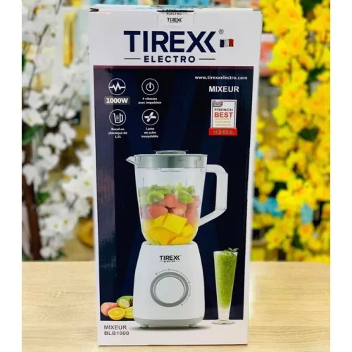 Blender Mixeur Electrique 1000W 1.5L 4 Vitesses TIREXX - خلاط كهربائي