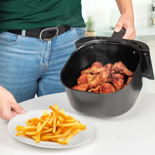 Friteuse Air fryer Proficook Inox 5.5L 1400W à air Écran Tactile - 7 Programmes - مقلاة هوائية