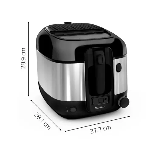Friteuse Électrique Moulinex Super Uno a huile 2.2L 1800W 1.5KG Inox - Moulinex AM316D10