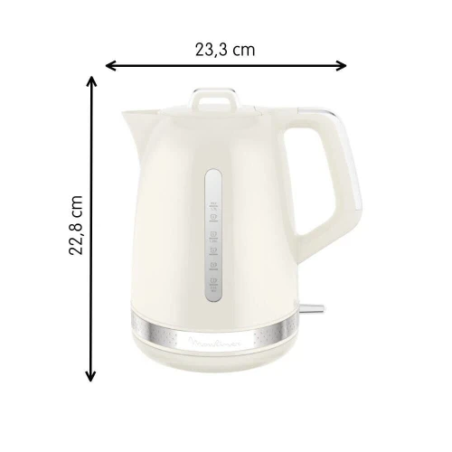 Bouilloire Électrique Soleil 1.7L 2400W Ivoire - Moulinex BY320A10 - غلاية كهربائية