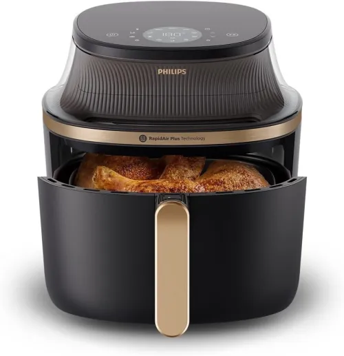 Friteuse Air Fryer Philips Sans Huile 6.2 L 1700 W Avec Fenêtre - Philips Série 3000 - قلاية هوائية