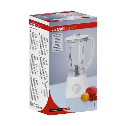 Blender Mixeur Universel Clatronic - 1,5L 500W avec 6 vitesses خلاط كهربائي