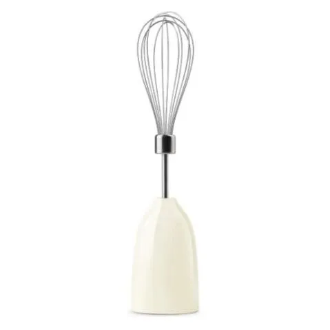 Bras Mixeur Plongeant SMEG 3en1 700W avec Accessoires Inclus - Esthétique Années 50 Créme