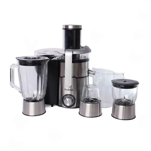 Centrifugeuse Extracteur De Jus Protefal 4En1 Inox 800W 1L Avec Blender Hachoir Moulin