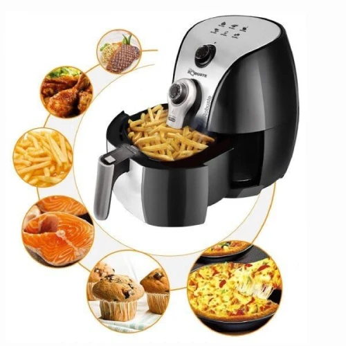 Friteuse Air Fryer Sans Huile Robuste 3.2L 1500W Avec Thermostat Réglable Et Minuterie - مقلاة هوائية