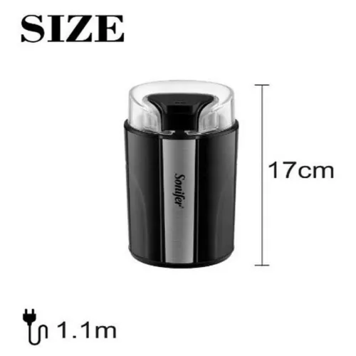 Moulin À Café Et Épices Électrique Sonifer - 200W Lames Inox 50g - مطحنة القهوة و التوابل