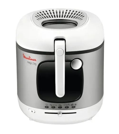 Friteuse à Huile avec Panier XXL Moulinex Mega Fryer 2KG 3.3L 2100W Inox - قلاية كهربائية بالزيت