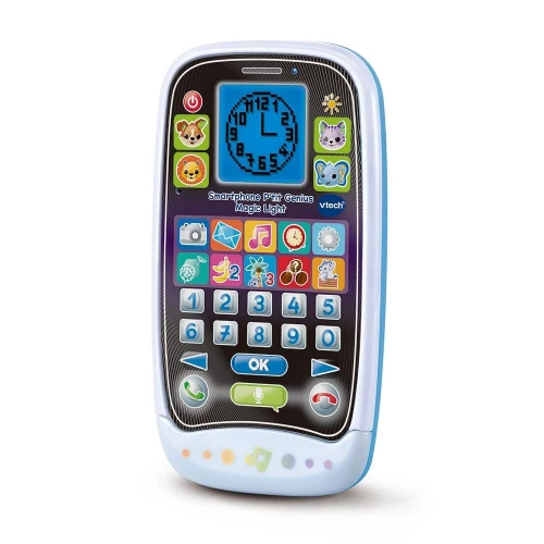 Smartphone VTech P'tit Genius Magic Light - Téléphone éducatif interactif Cadeau pour enfants