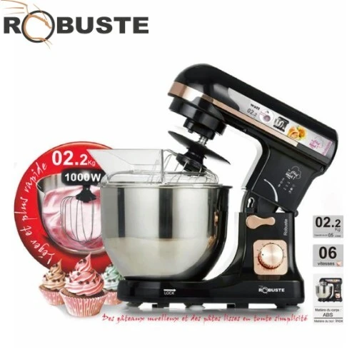 Robot Pétrin Robuste 1000 W 5 L 2.2 KG avec 6 Vitesses - عجانة كهربائية