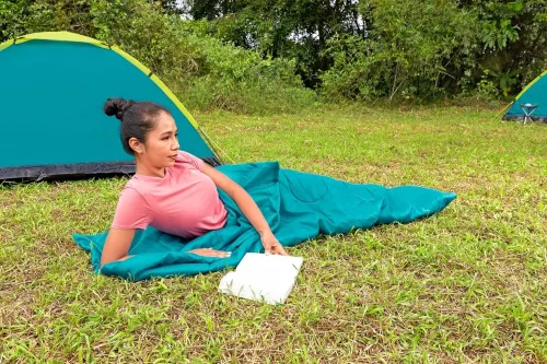 Sac de Couchage pour camping et bivouac -6 degrée Pavillo Bestway فرشة وحقيبة نوم و تخييم