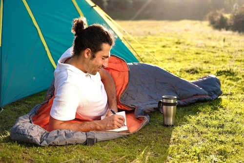 Sac de Couchage pour camping et bivouac -11 degrée Bestway Pavillo فرشة تخييم