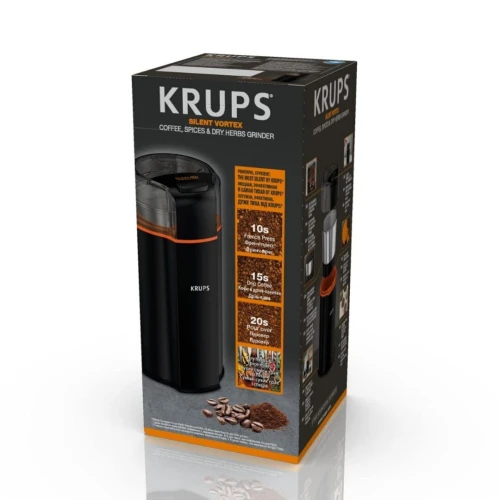 Moulin À Café et épices Électrique Krups Silencieux 175W Silent Vortex - مطحنة القهوة و التوابل